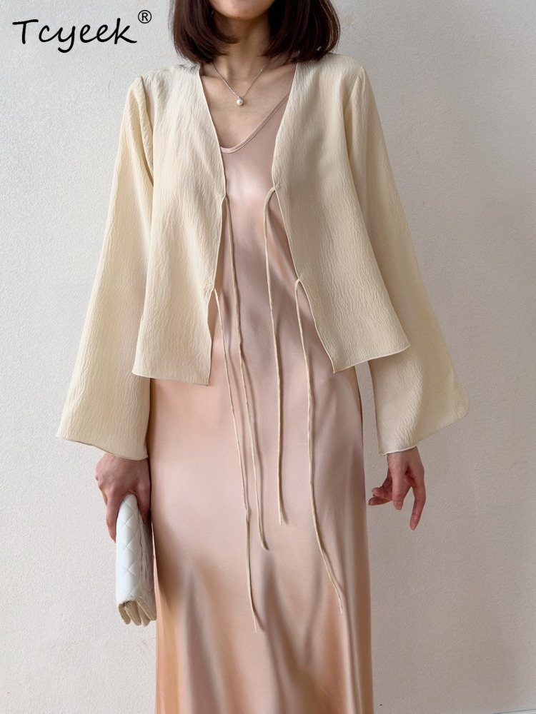 Summer Clothing Colors 2026 - Vestido Sexy de Seda de Morera