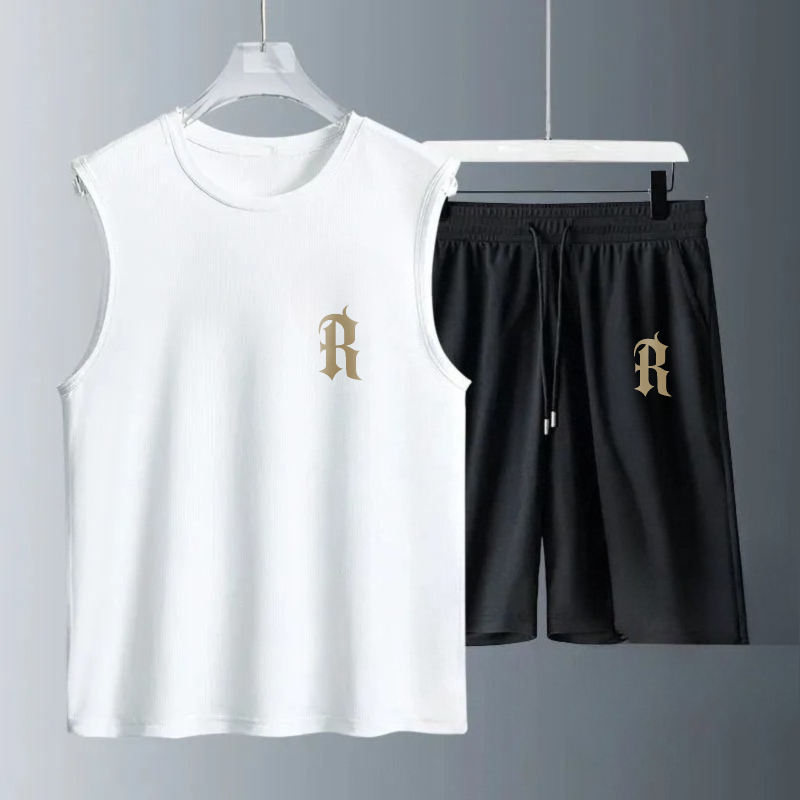 Summer Clothing Sets Men - Conjuntos de Camisetas sin Mangas para