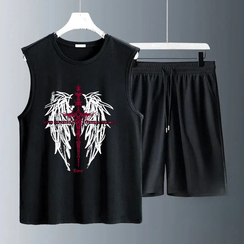 Summer Clothing Sets Men - Conjuntos de Camisetas sin Mangas para