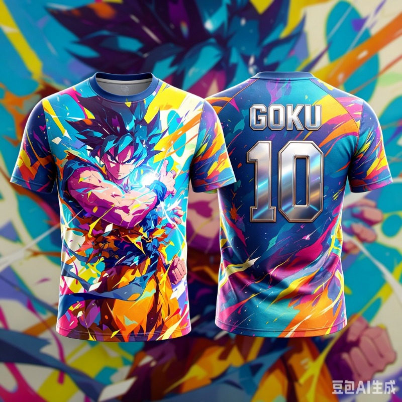 Summer Clothing Colors 2026 - Camiseta 3D de Dragon Ball con