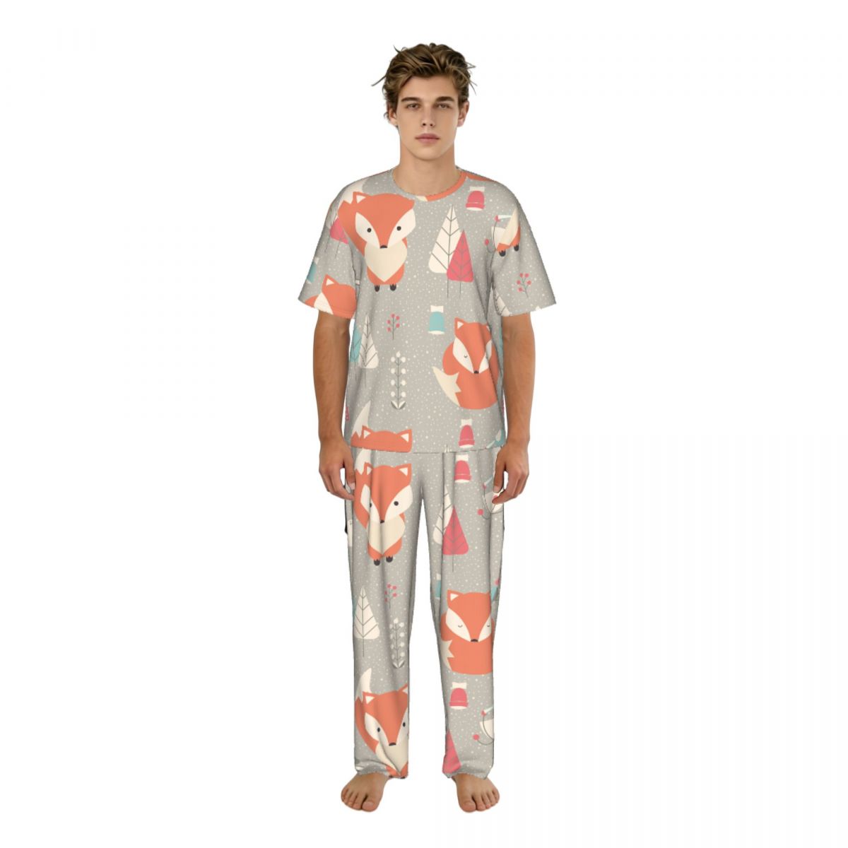 Summer Clothing Patterns - Pijama para hombre, traje de manga