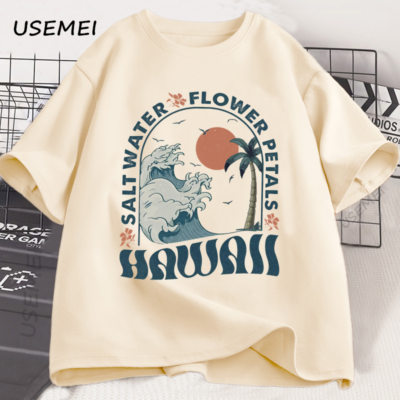 Camiseta de playa hawaiana, ca - Summer Vibes Clothing Men reseña y precio