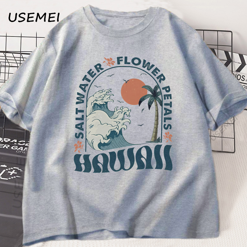 Camiseta de playa hawaiana, ca - Summer Vibes Clothing Men reseña y precio