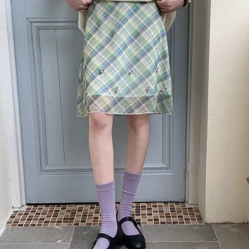 Faldas a Cuadros de Colores Co - Summer Rose Clothing reseña y precio