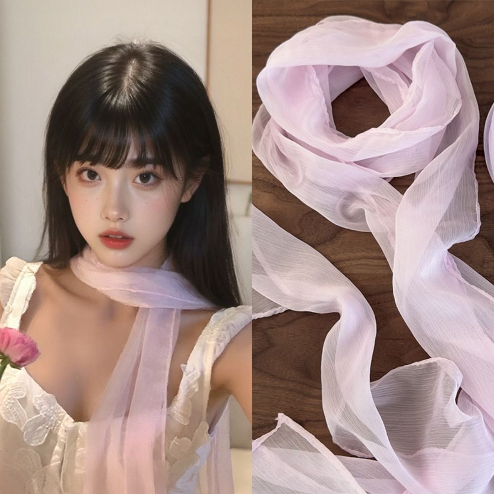Pañuelo de seda fino y largo p - Summer Clothing Wraps reseña y precio