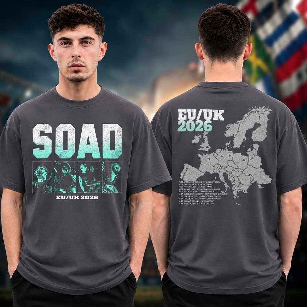 Camiseta System of A Down Euro - Summer Clothing Women Uk reseña y precio