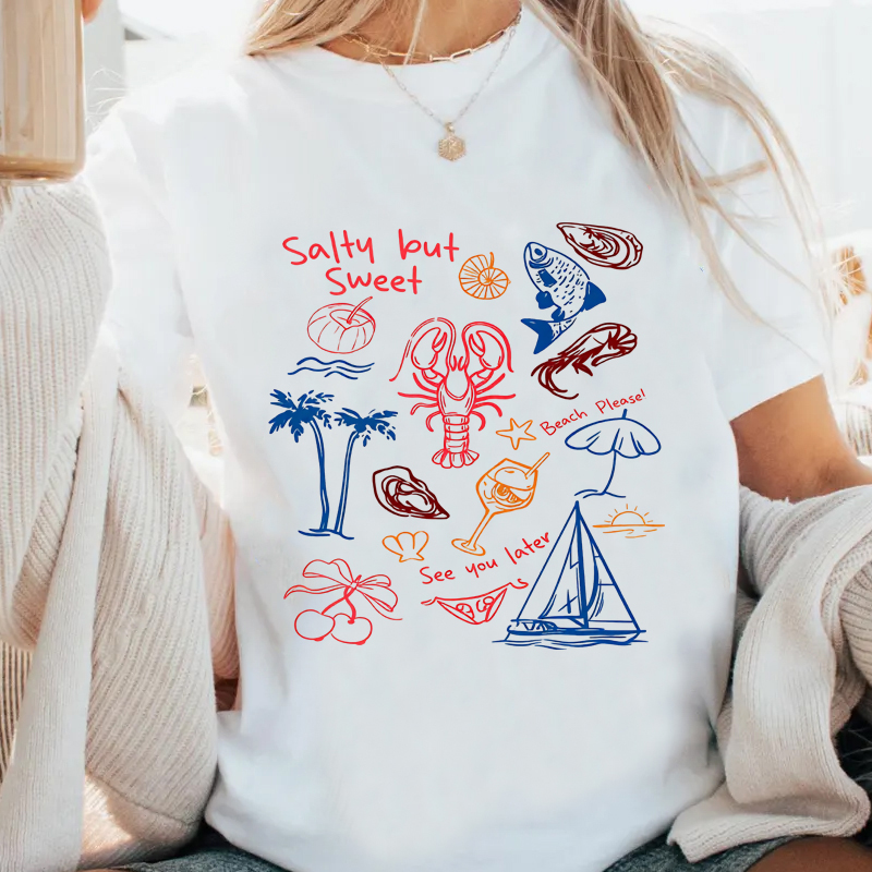 Camiseta Salty But Sweet para  - Summer Vibes Clothing Men reseña y precio
