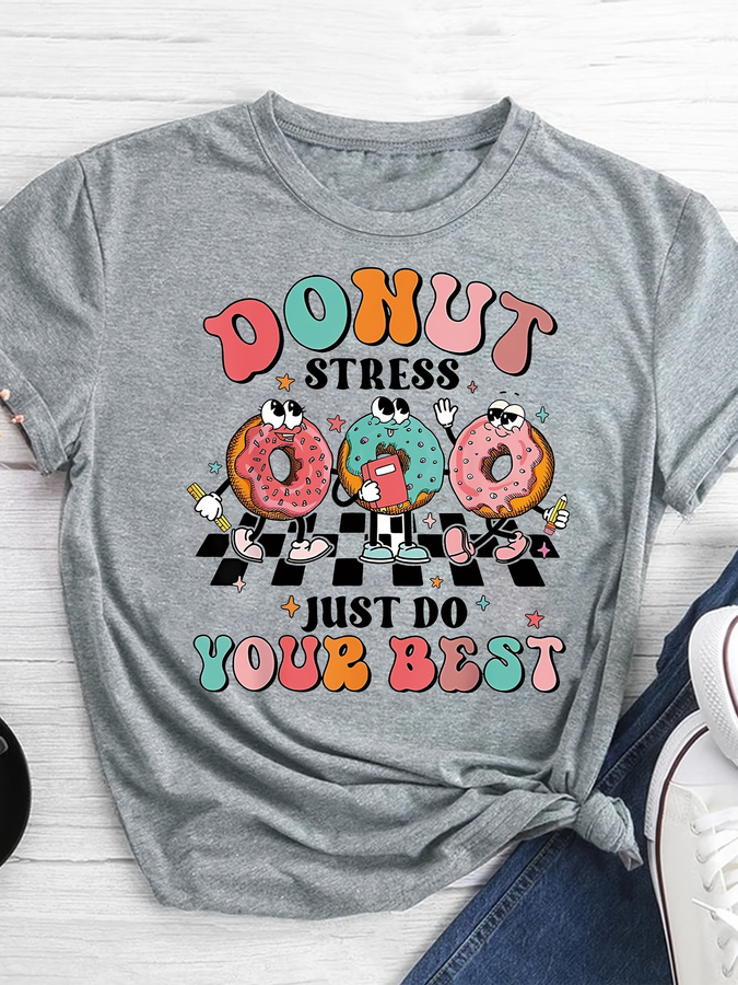 Camiseta con estampado de donu - Summer Clothing Trends 2025 reseña y precio