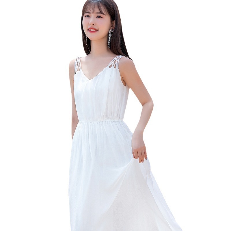 2025 nuevo vestido de seda par - Summer Dresses Yours Clothing reseña y precio