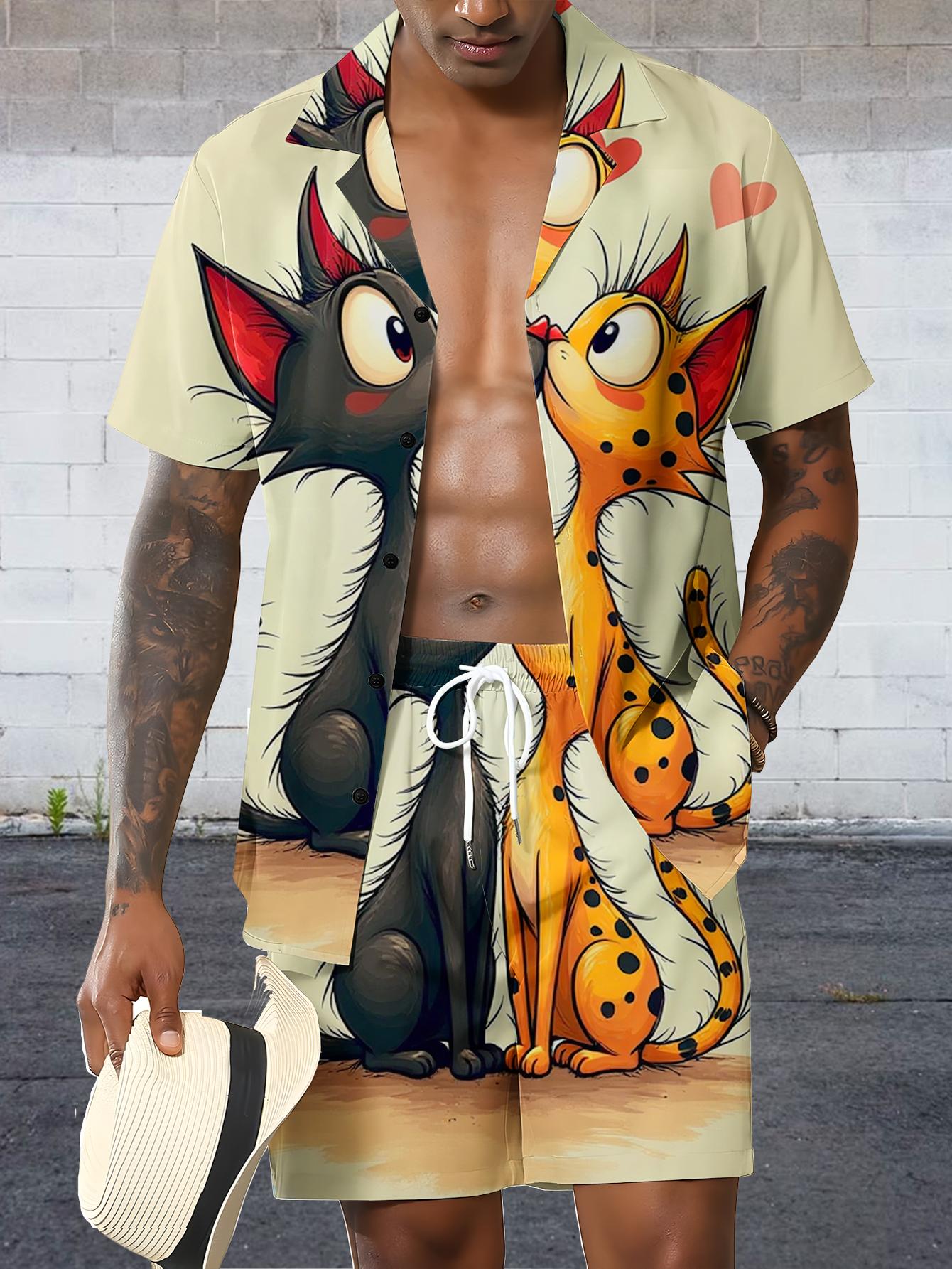 Conjuntos de Camiseta y Pantal - Summer Clothing Sets Men reseña y precio