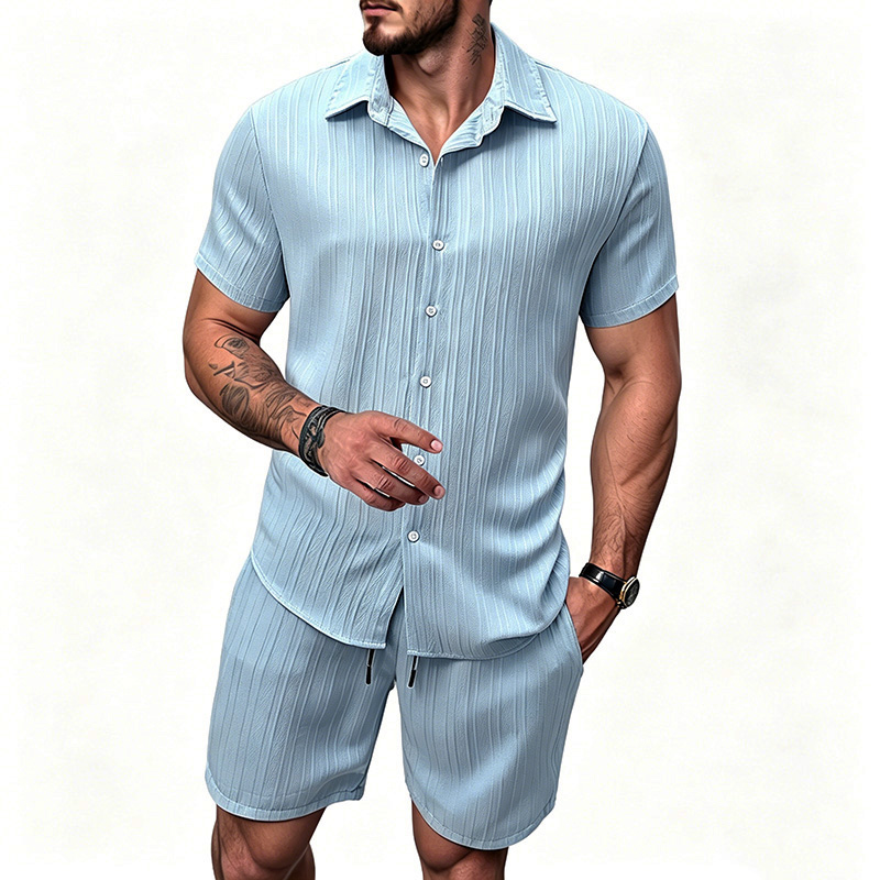 Conjunto de 2 Piezas para Homb - Summer Clothing Sets Men reseña y precio