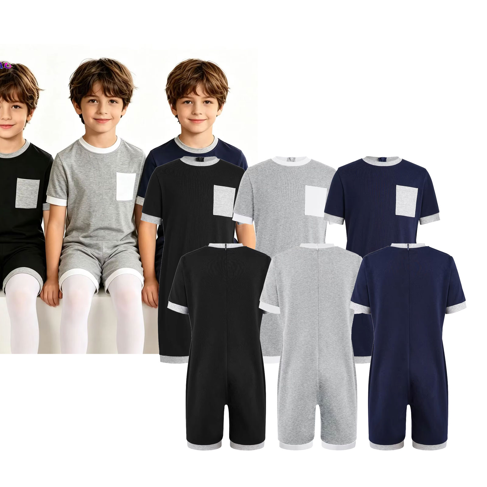 3 Piezas de Ropa Adaptada para - Summer Clothing Kids Boys reseña y precio