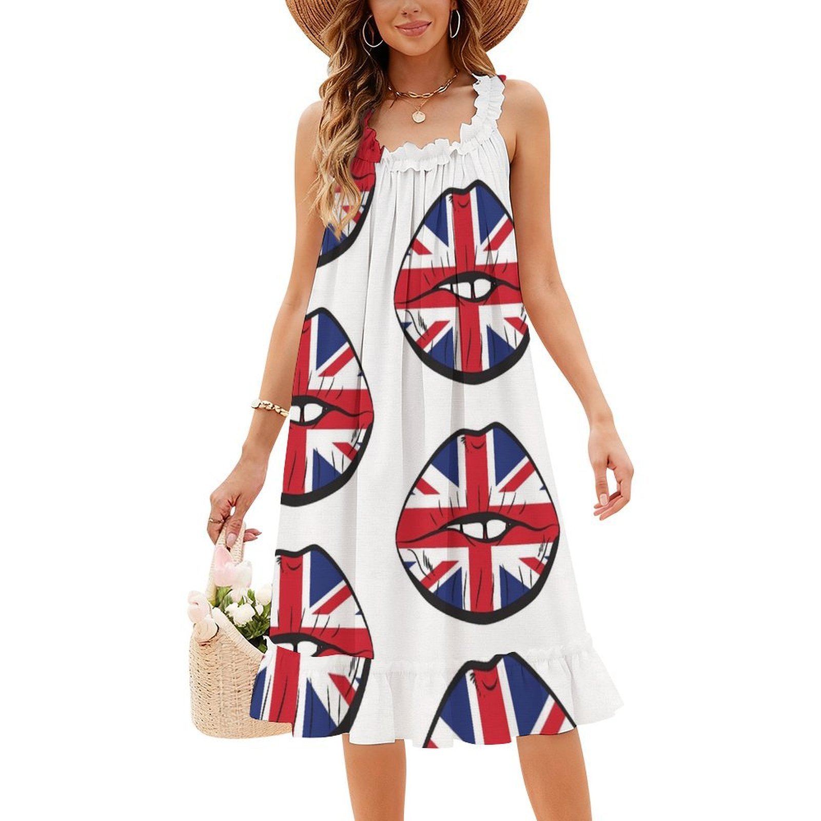 Bandera británica Fan Lips Rei - Summer Clothing Women Uk reseña y precio